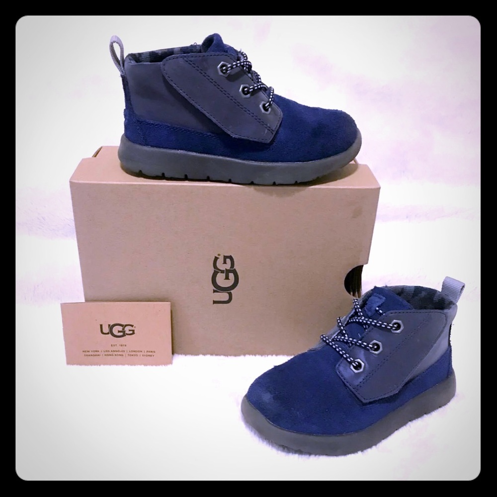 UGG Toddler Canoe Reflective Suede Boots